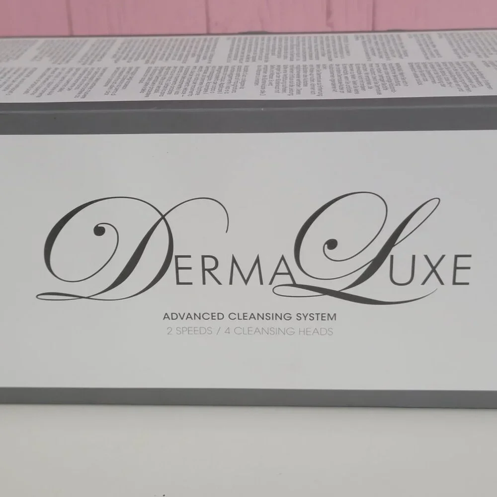 Dermaluxe Skincare Product Box - Gray and White, New in Box
